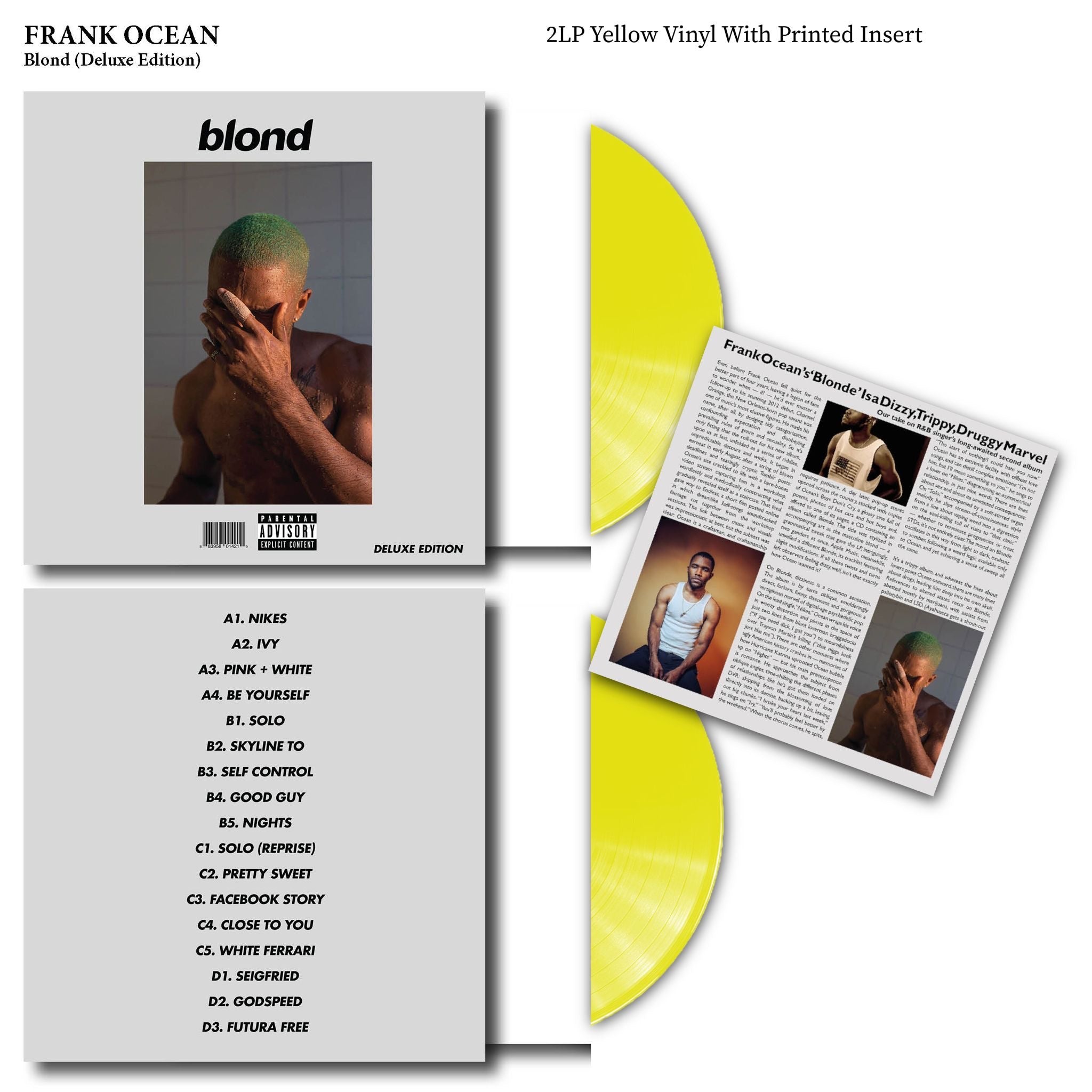 Frank Ocean, Blond – Wax Wizard Records